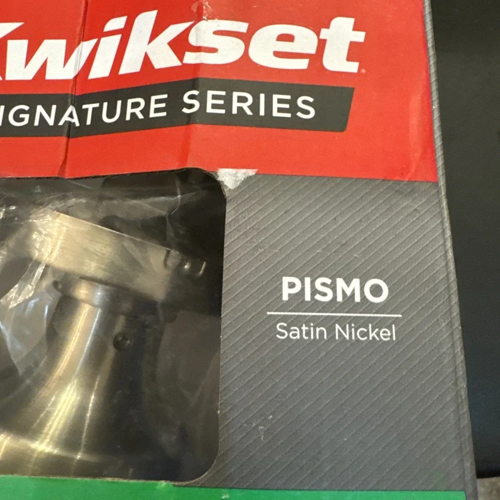 Kwikset Pismo Satin Nickel Hall and Closet Door Knob 720psk Rdt‎ 15 Cp